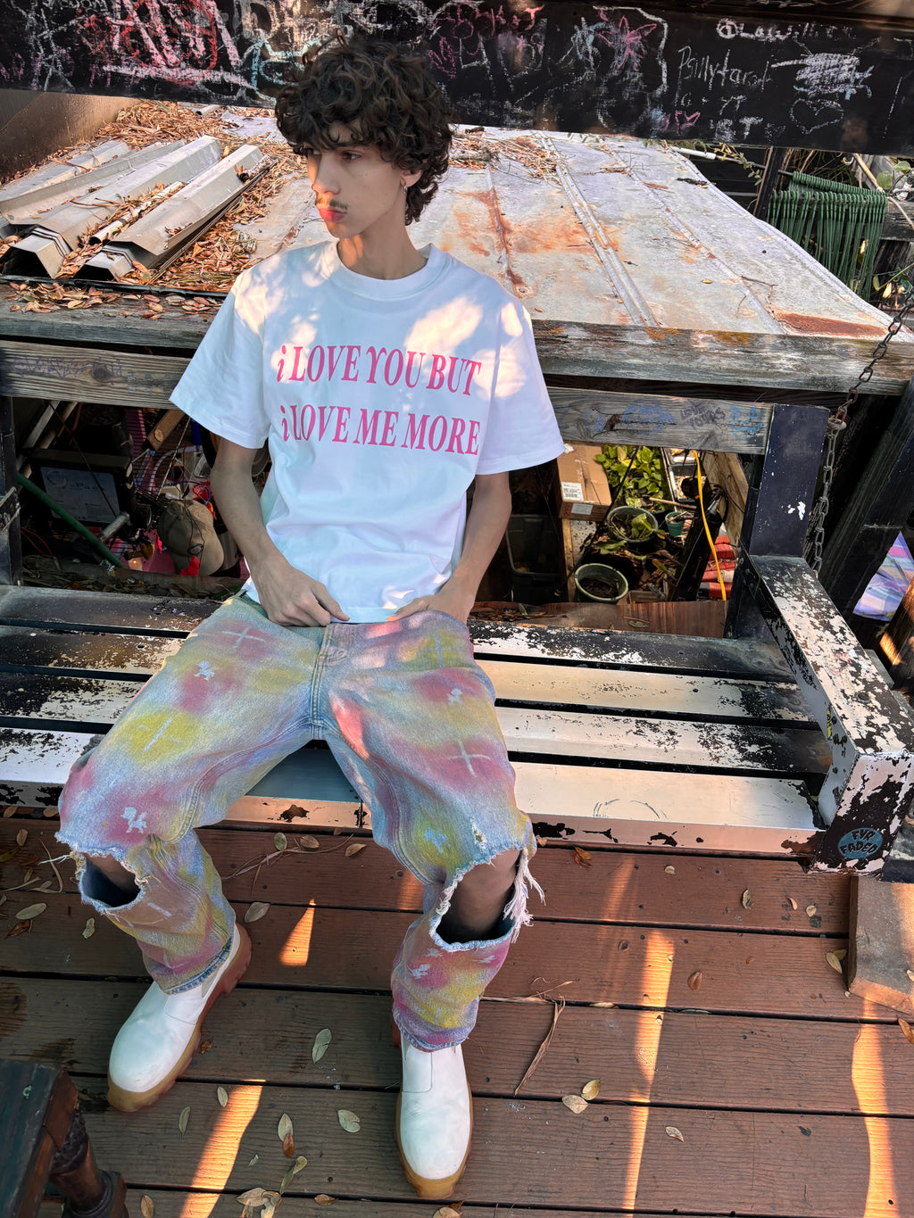 i LOVE YOU BUT i LOVE ME MORE - iWHITE Ts