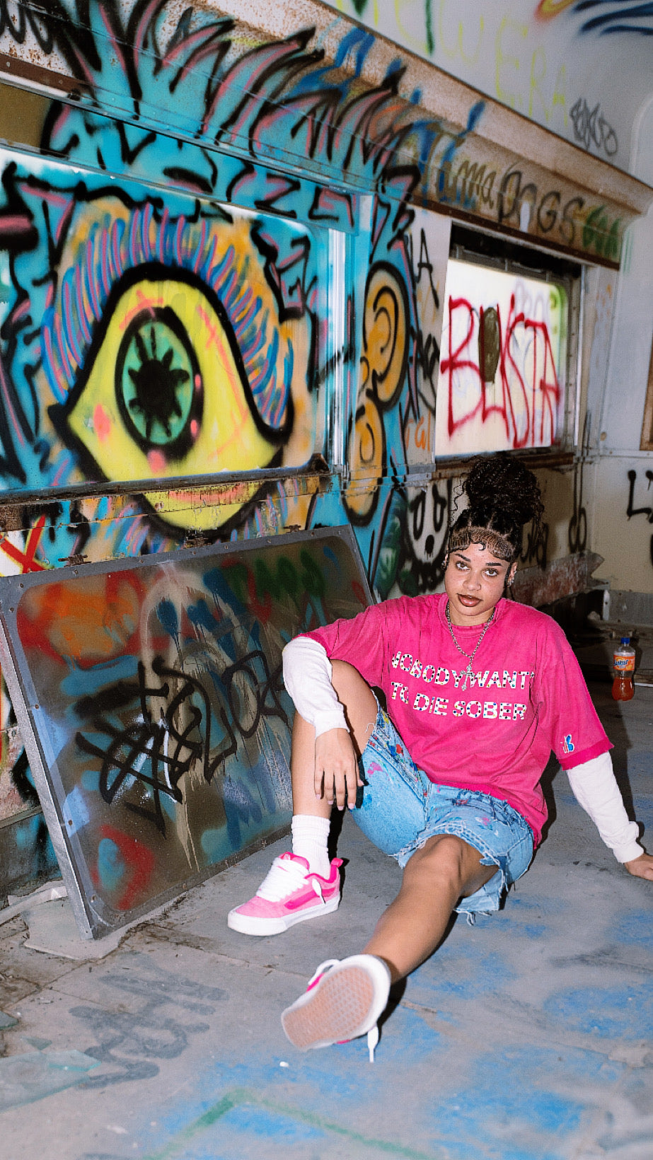 PINK STONED *DIESOBER* TSHIRT