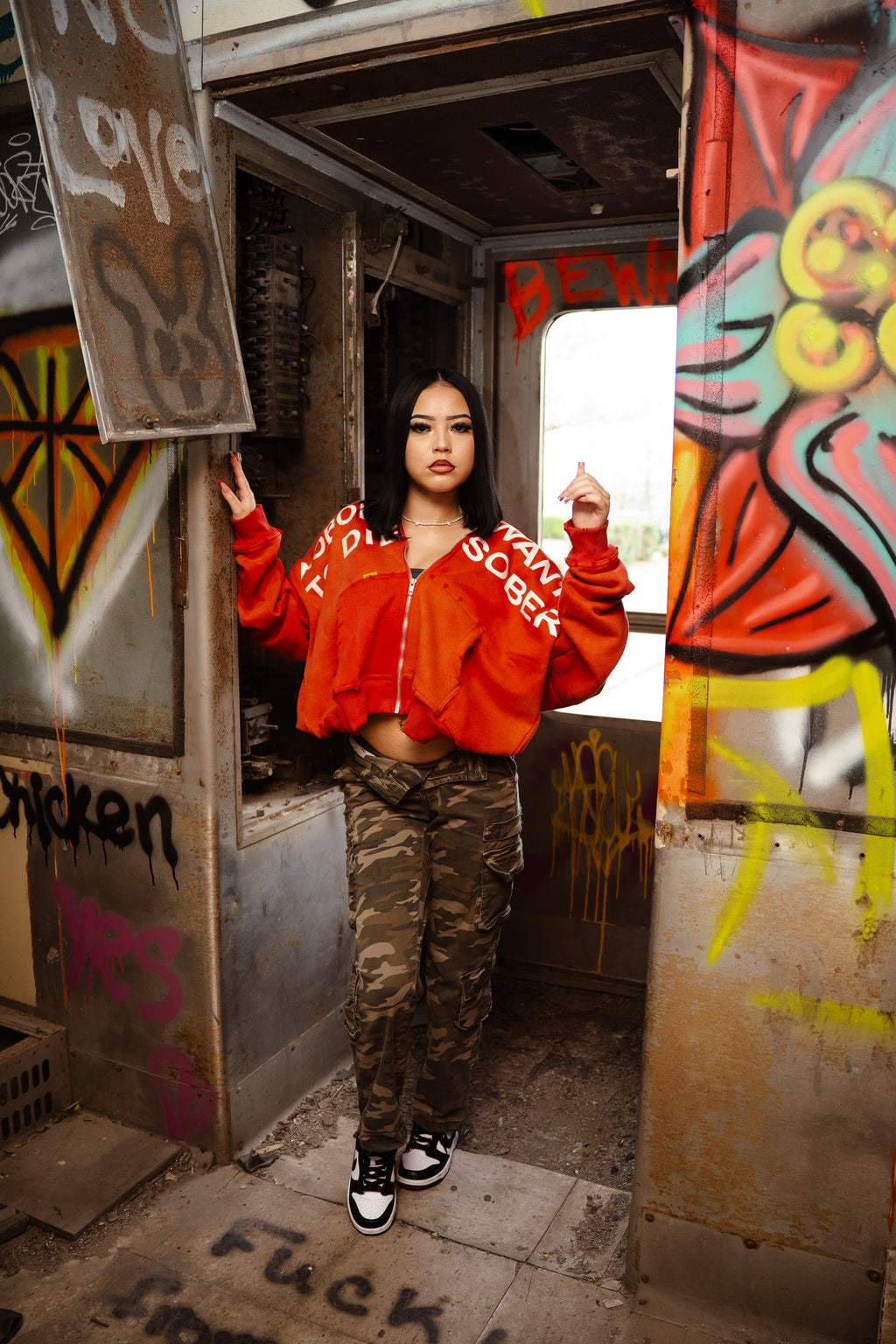 iRED *DIE SOBER* ZHOODIE