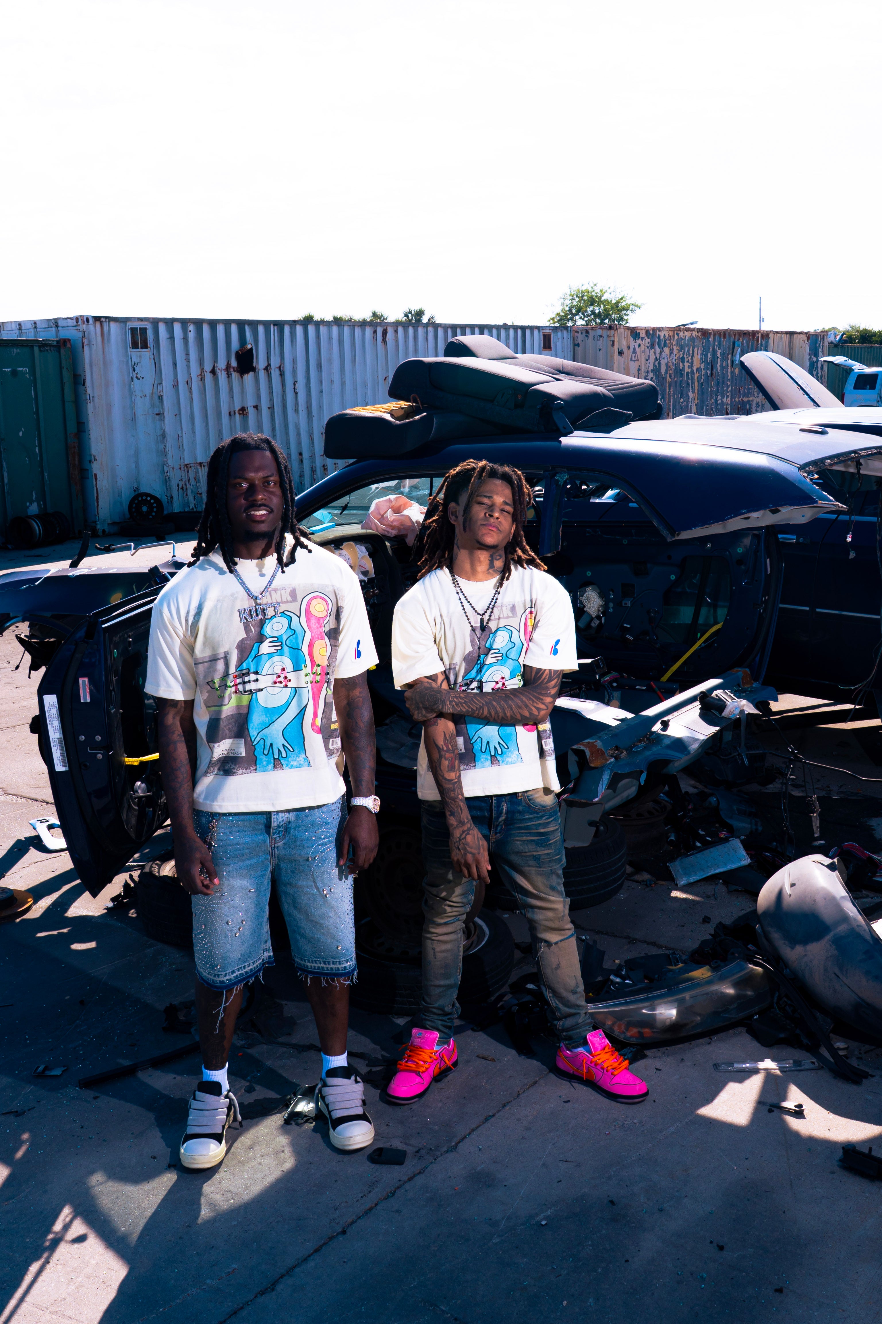 *DIE4ME* iWHITE VINTAGE T