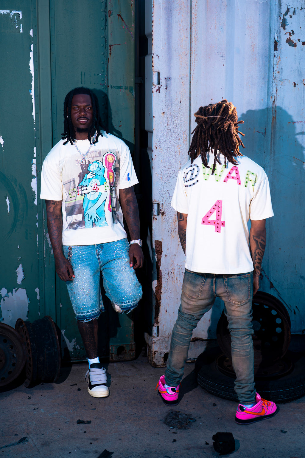*DIE4ME* iWHITE VINTAGE T