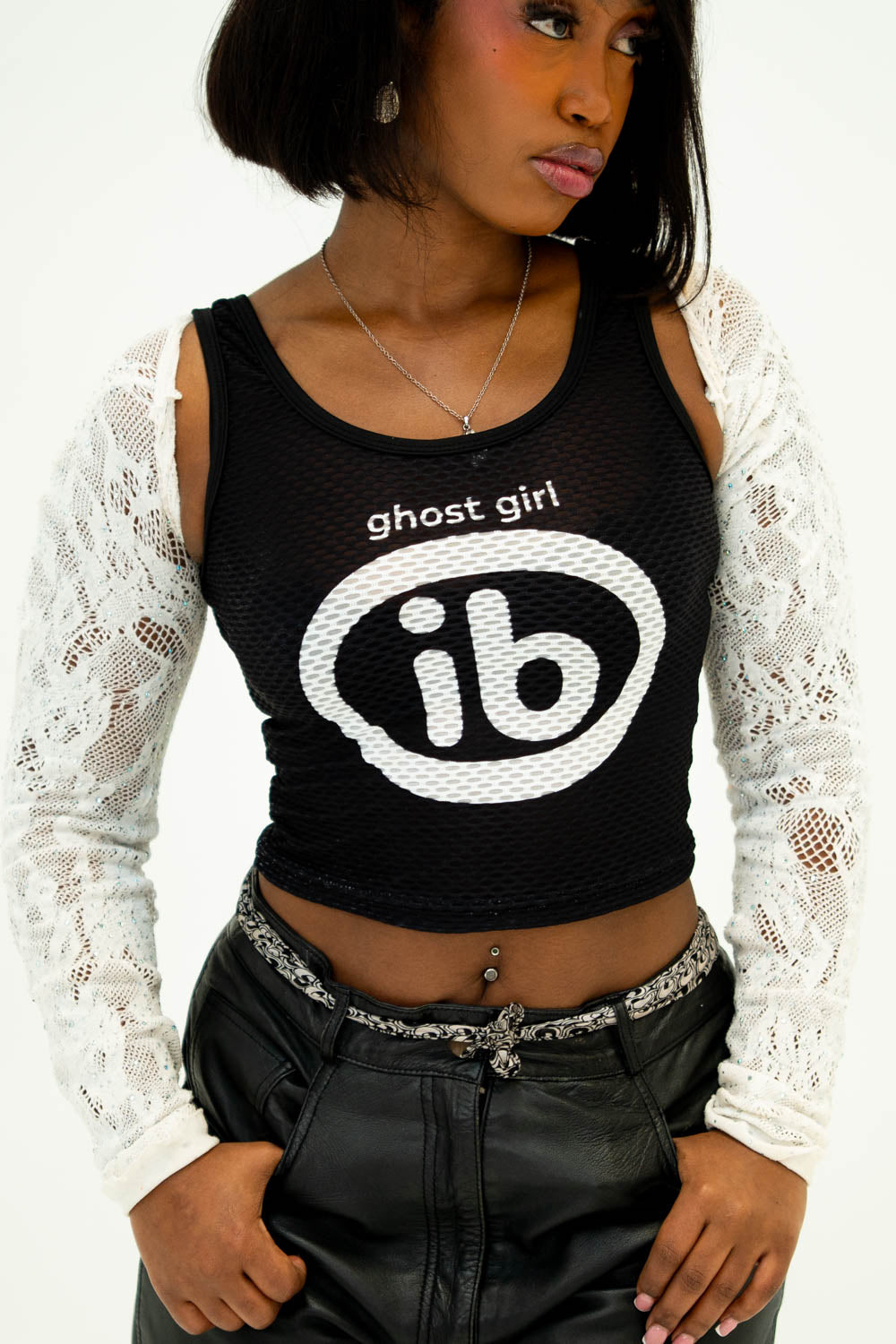 GHOST GIRL KNITTED TANK