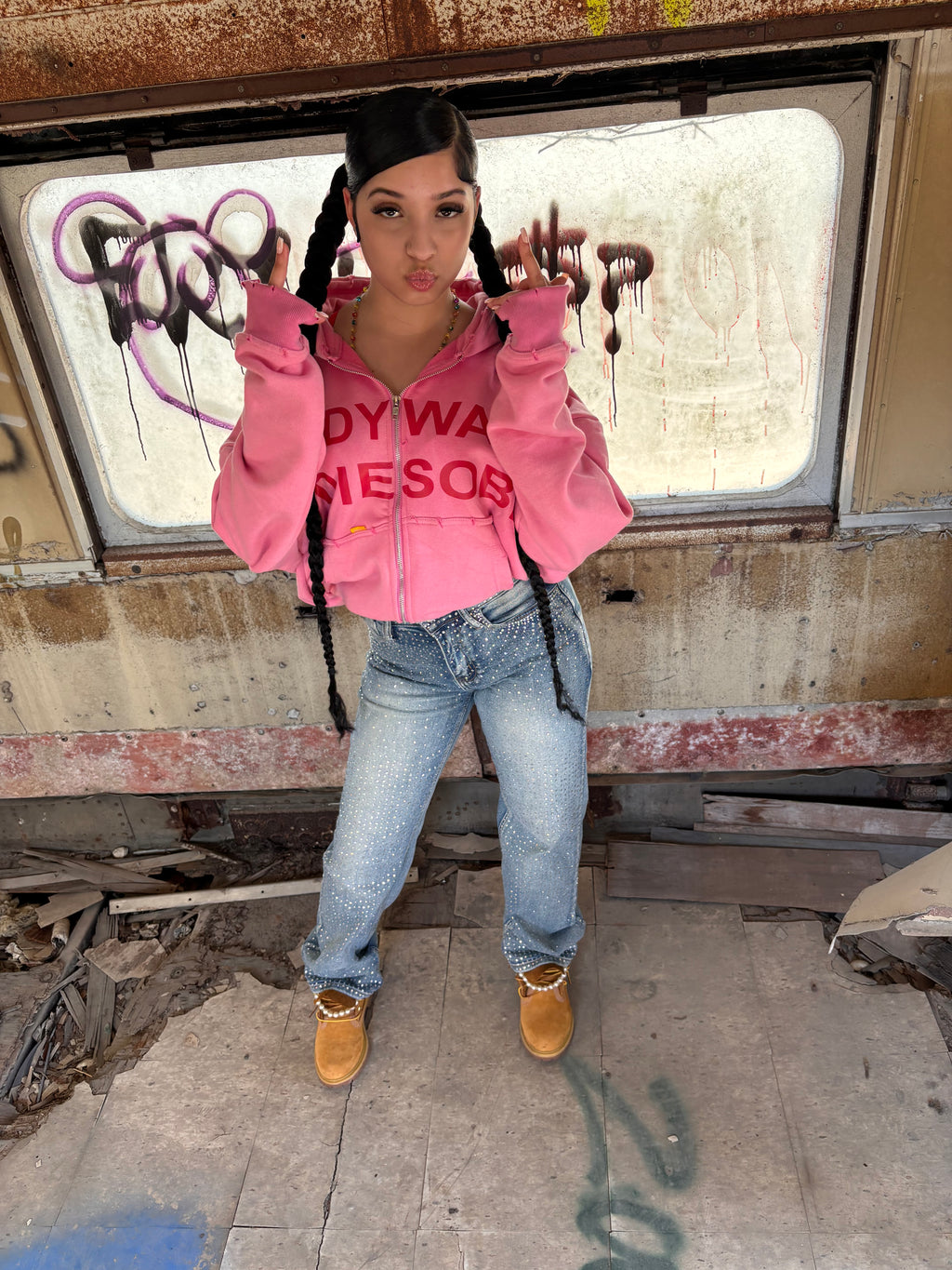 iPINK *DIESOBER* ZHOODIE