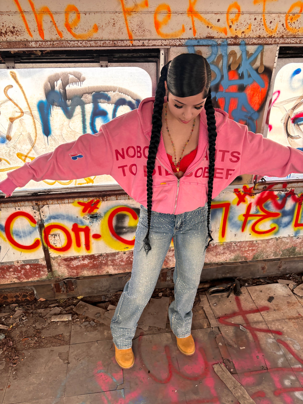 iPINK *DIESOBER* ZHOODIE