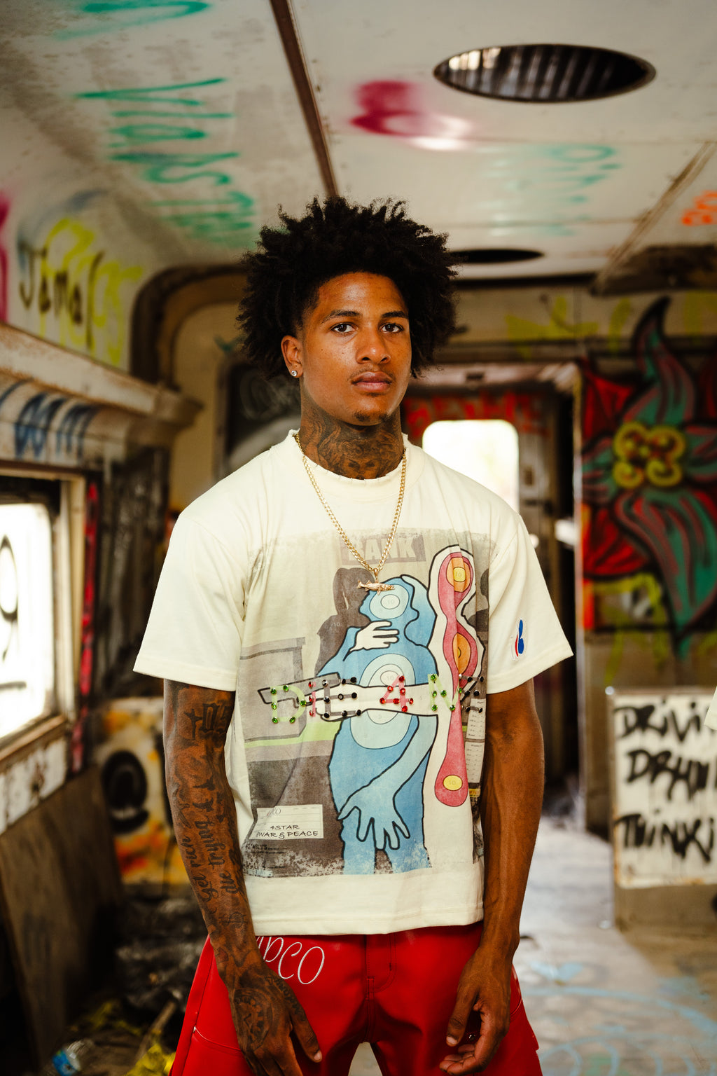 *DIE4ME* iWHITE VINTAGE T
