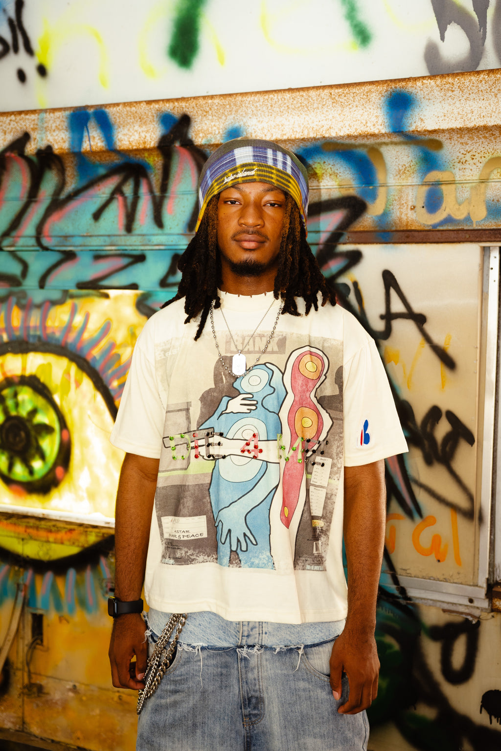 *DIE4ME* iWHITE VINTAGE T