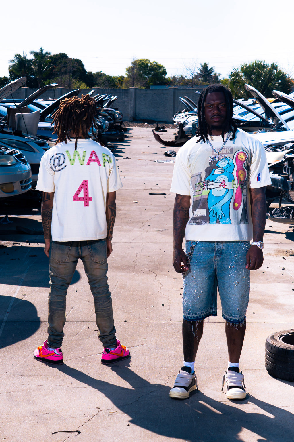 *DIE4ME* iWHITE VINTAGE T