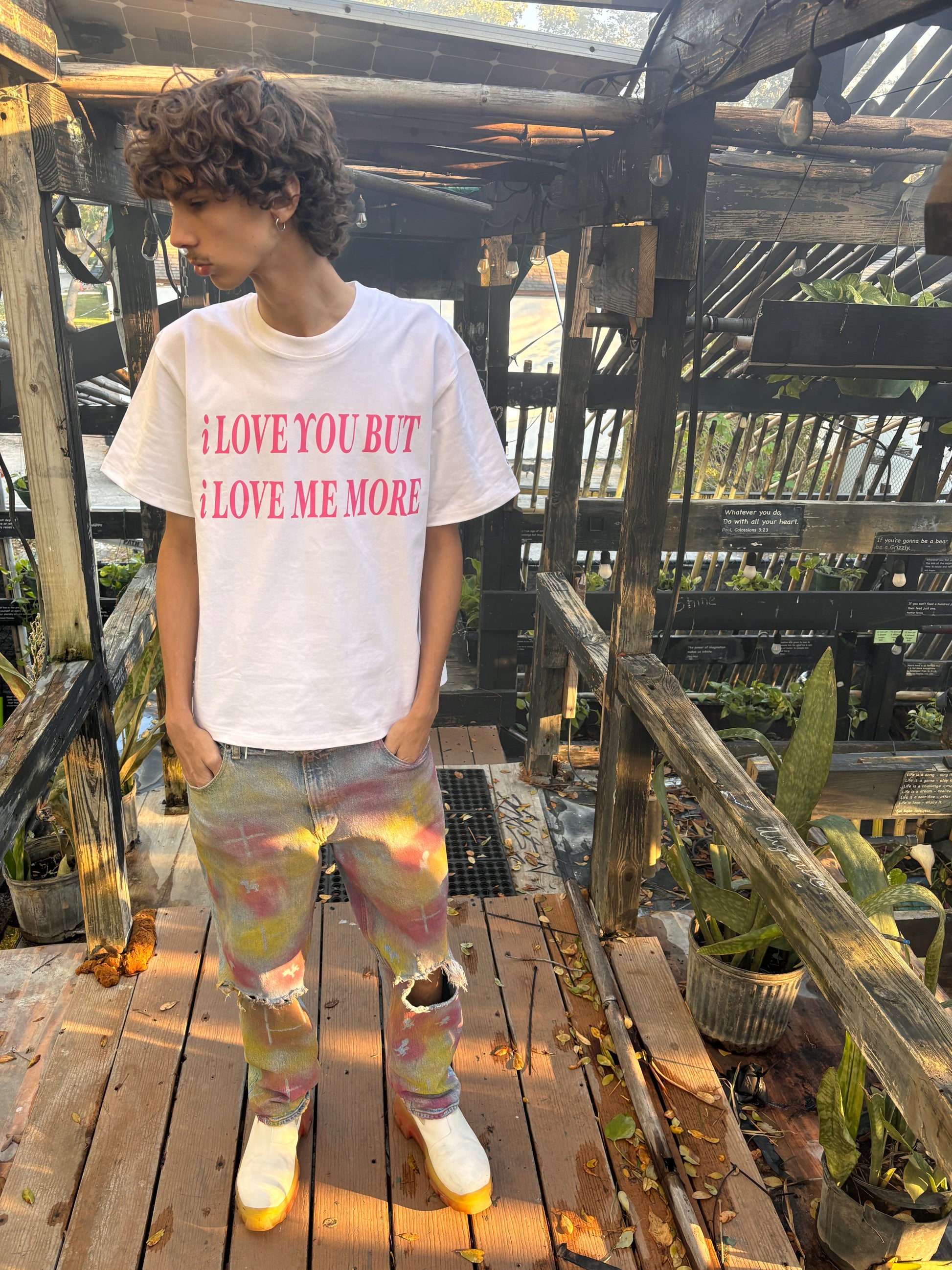 i LOVE YOU BUT i LOVE ME MORE - iWHITE Ts
