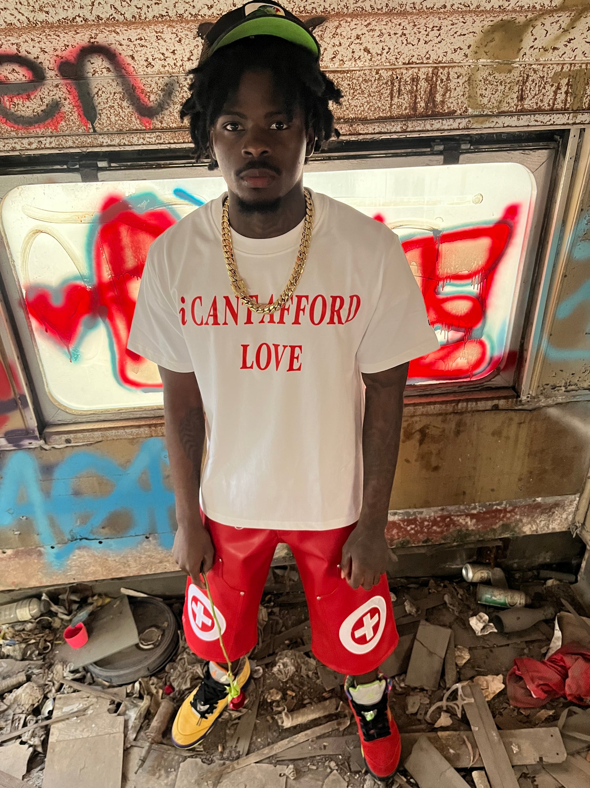 i CANT AFFORD LOVE - iWHITE Ts