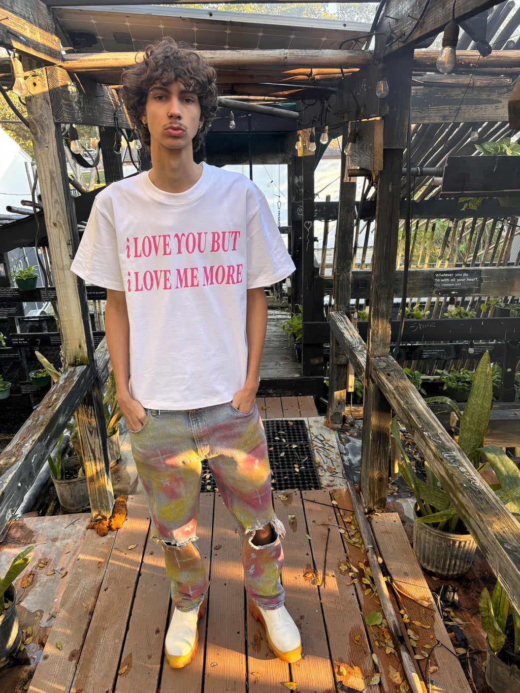 i LOVE YOU BUT i LOVE ME MORE - iWHITE Ts