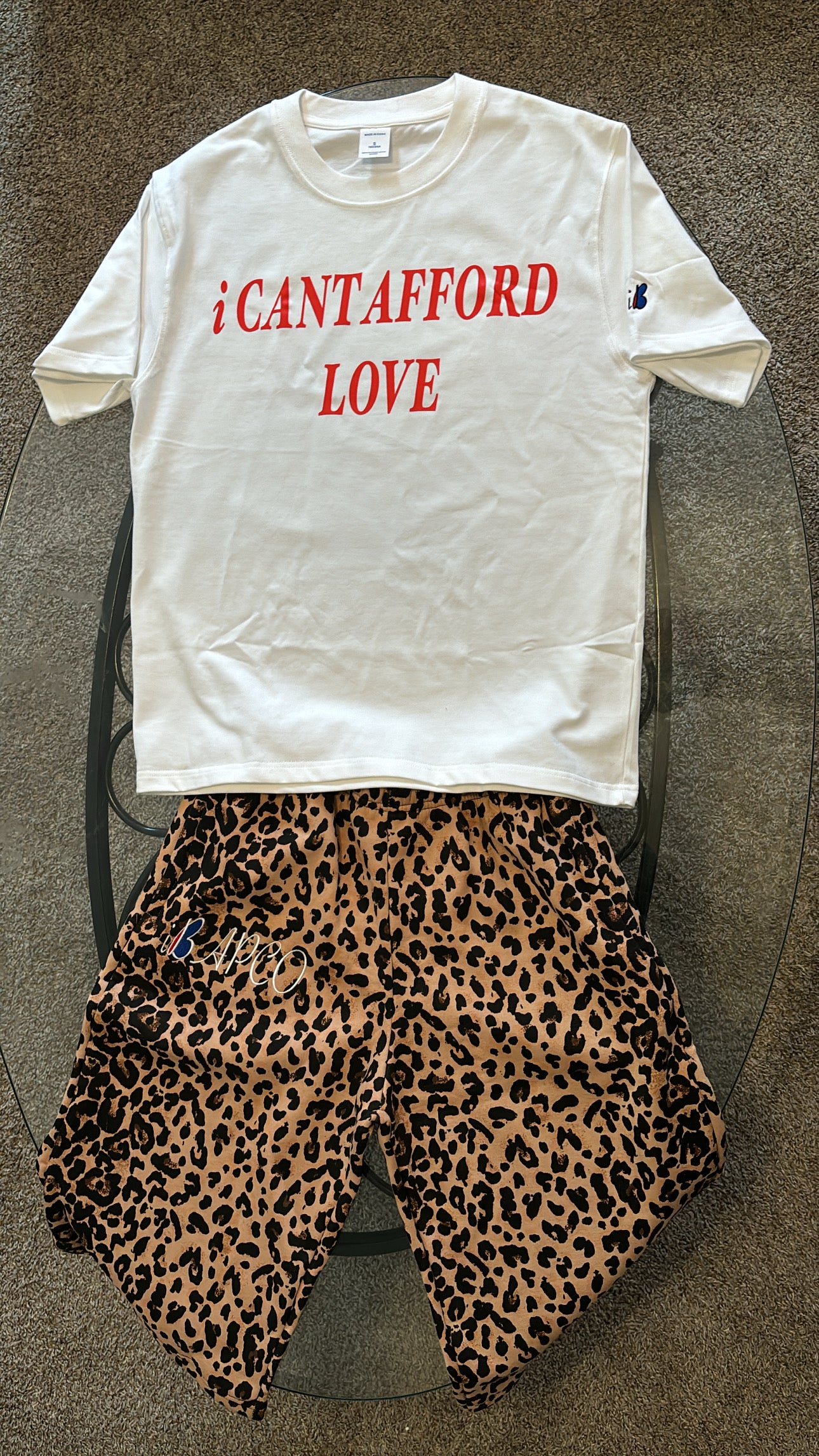 i CANT AFFORD LOVE - iWHITE Ts
